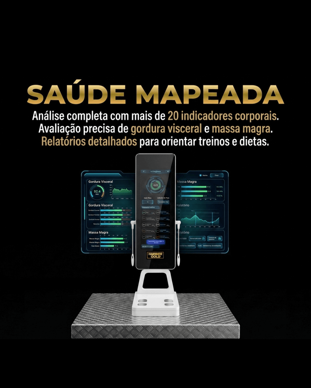 Modelo 790 — Analisador Corporal Multifuncional, detalhe 1